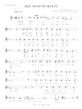 descargar la partitura para acordeón Okie From Muskogee en formato PDF