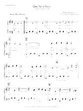 télécharger la partition d'accordéon Que sera sera (Whatever will be Will be) (Chant : Doris Day) au format PDF