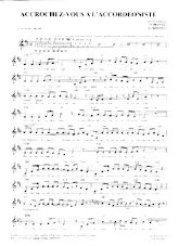 download the accordion score Accrochez-vous à l'accordéoniste in PDF format