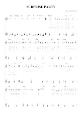 télécharger la partition d'accordéon Surprise party (Transcription) au format PDF