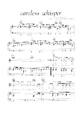 descargar la partitura para acordeón Careless Whisper en formato PDF