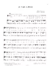 download the accordion score Je vais à pied in PDF format