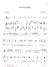 download the accordion score Luna Park (Du film : Hello Paris) (Chant : Yves Montand) in PDF format