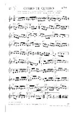 descargar la partitura para acordeón Como Te Quiero en formato PDF