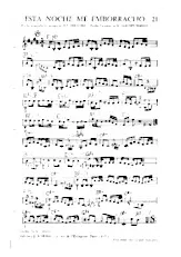 download the accordion score Esta Noche Me Emborracho in PDF format