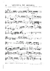 descargar la partitura para acordeón Mélodia de Arrabal en formato PDF