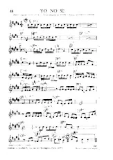 download the accordion score Yo No Se in PDF format