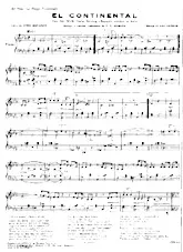 download the accordion score El Continental (Piano) in PDF format