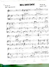 descargar la partitura para acordeón Ma Doudou en formato PDF