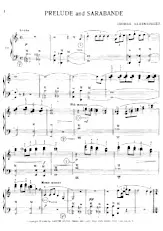 scarica la spartito per fisarmonica Prelude and Sarabande in formato PDF