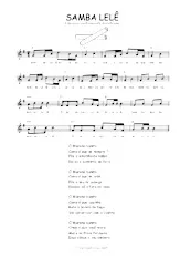 descargar la partitura para acordeón Samba Lelê en formato PDF