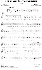 download the accordion score Les fiancés d'Auvergne (Valse) in PDF format