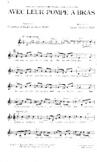download the accordion score Avec leur pompe à bras (One Step) in PDF format