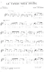 descargar la partitura para acordeón Le tango nous invite en formato PDF