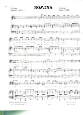 descargar la partitura para acordeón Romina en formato PDF