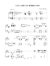 télécharger la partition d'accordéon Lullaby Of Birdland (Piano) au format PDF