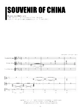 scarica la spartito per fisarmonica Souvenir of China in formato PDF