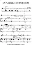 download the accordion score Ça pleure aussi un homme in PDF format