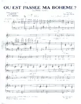 descargar la partitura para acordeón Où est passée ma bohème (Quiereme Mucho) (Chant : Julio Iglesias) en formato PDF
