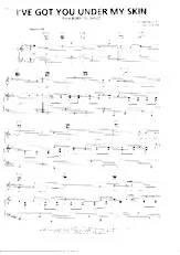 télécharger la partition d'accordéon I've Got You Under My Skin (From : Born to dance) (Chant : Frank Sinatra) au format PDF