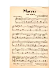 télécharger la partition d'accordéon Marysa (Valse Musette) au format PDF