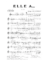 download the accordion score Elle a (Slow) in PDF format