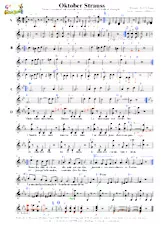 télécharger la partition d'accordéon Oktober Strauss au format PDF
