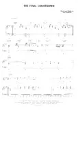 download the accordion score The Final Countdown  in PDF format