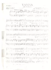 scarica la spartito per fisarmonica Vanina (Runaway) (Chant : Dave) in formato PDF