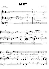 download the accordion score Misty in PDF format