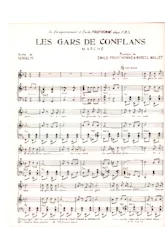 télécharger la partition d'accordéon Les gars de Conflans (Marche) au format PDF