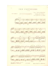 scarica la spartito per fisarmonica Les patineurs (Arrangement : Harold de Bozi) (Valse) in formato PDF