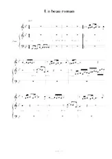 download the accordion score Un beau roman in PDF format
