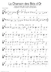 descargar la partitura para acordeón La chanson des blés d'or (Boston) en formato PDF