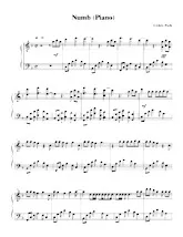 télécharger la partition d'accordéon Numb (Partie Piano) au format PDF