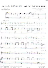 télécharger la partition d'accordéon A la pêche aux moules (Chant : Jacques Martin) au format PDF