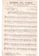 download the accordion score Gosse de Paris (Je suis née faubourg Saint Denis) in PDF format