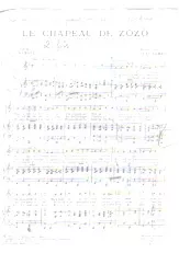 download the accordion score Le chapeau de Zozo (One Step) in PDF format
