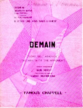 télécharger la partition d'accordéon L'homme à l'harmonica : Demain (L'uomo nell' armonica) (The man with the armonica) au format PDF