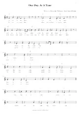 descargar la partitura para acordeón One Day At A Time (Relevé) en formato PDF