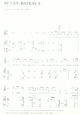 download the accordion score Si les bateaux in PDF format