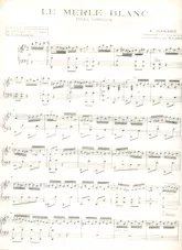 télécharger la partition d'accordéon Le merle blanc (Polka Fantaisie) au format PDF