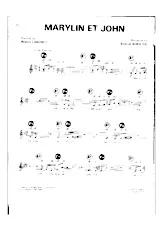 scarica la spartito per fisarmonica Marylin et John in formato PDF