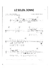 descargar la partitura para acordeón Le soleil donne en formato PDF