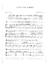 scarica la spartito per fisarmonica Cach' ton piano in formato PDF