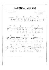 download the accordion score La fête au village (Chant : Les Musclés) in PDF format