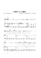 télécharger la partition d'accordéon Corps à Corps au format PDF