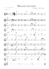 download the accordion score Mazurka for Leilo in PDF format