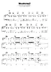 download the accordion score Wonderwall in PDF format