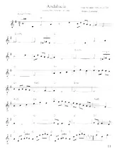 descargar la partitura para acordeón Andalucia en formato PDF